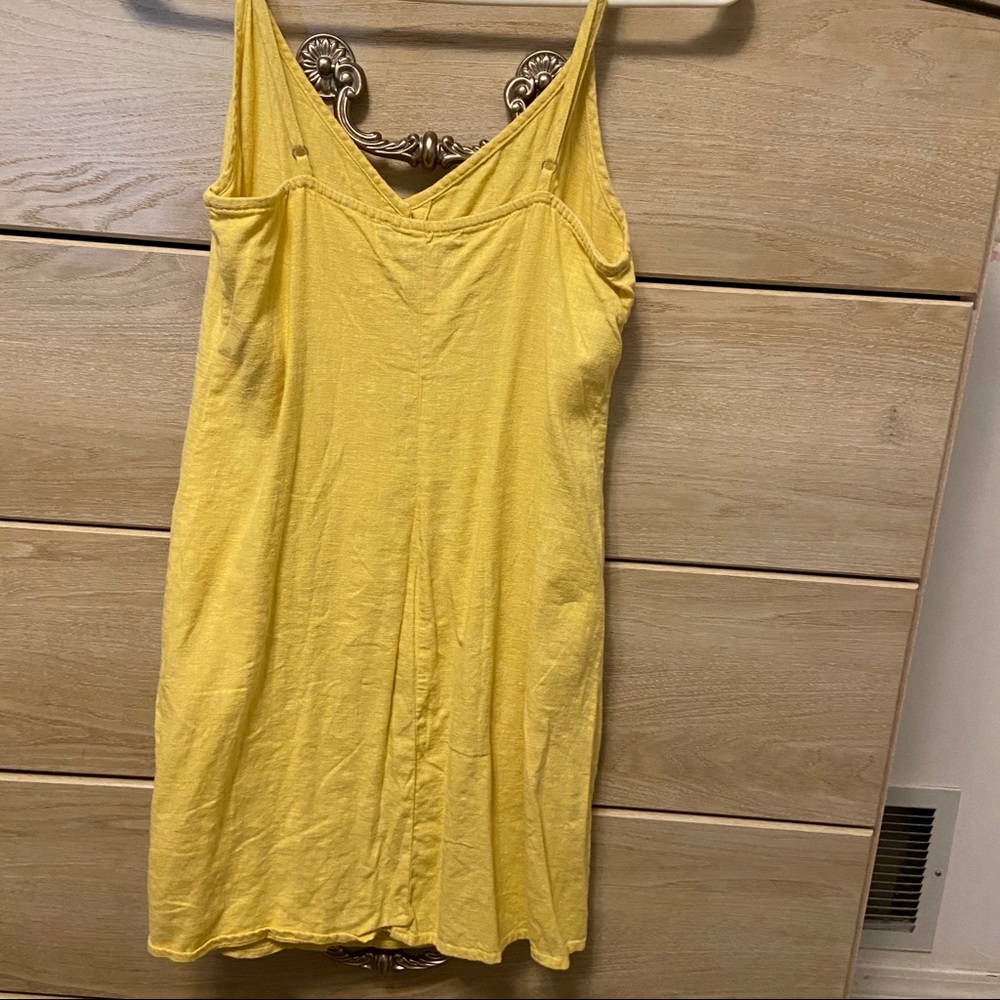 Yellow Buttoned Dress - Picture 2 of 2